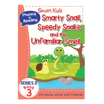 Picture of SMART KIDS PHONICS IN READING BOOK SERIES 2 BOOK 3-SMARTY SNAIL, SPEEDY SNAKE AND THE UNFAMILIAR SMELL