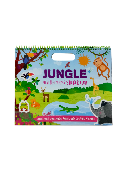 Picture of NEVER-ENDING STICKER FUN-JUNGLE