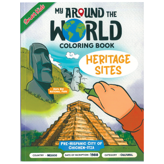 Picture of SMART KIDS MY AROUND THE WORLD COLORING BOOK-HERITAGE SITES